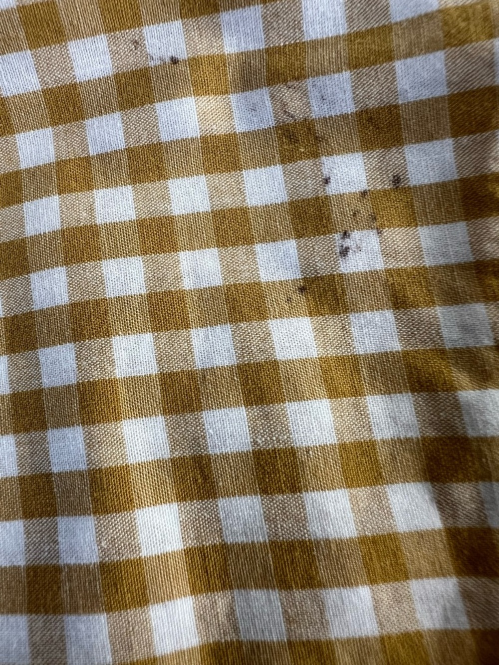 Tommy Hilfiger XL Yellow Gingham Button Down Shirt Classic Fit Cotton Preppy - Picture 10 of 10